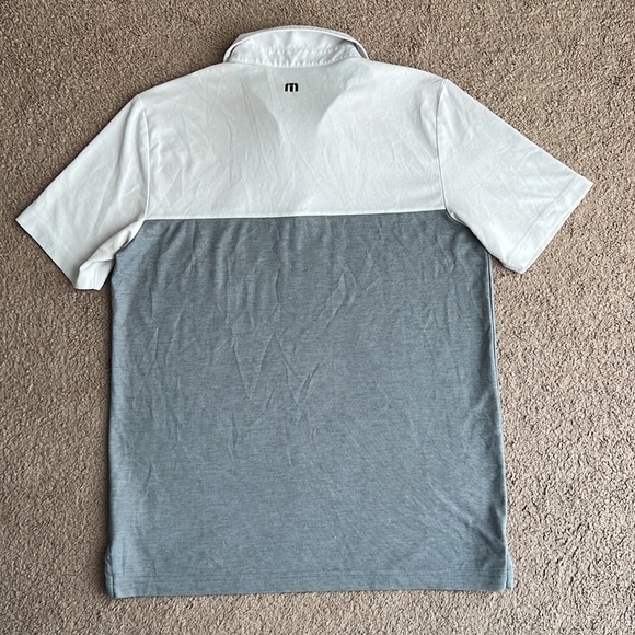 Travis Matthew See Ya Polo Grey White Block - Picture 4 of 11